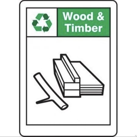 Accuform SAFETY SIGNS WOOD AND TIMBER 10 X 7 MPLR707XP MPLR707XP